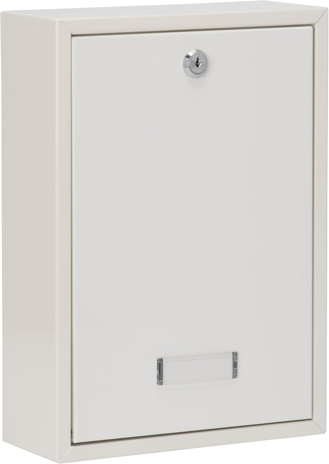 Burg W&auml;chter Forth Rear Access Gate & Wall Mounted Galvanised Steel Lockable Weatherproof Post Box - Black - 25X35X10Cm