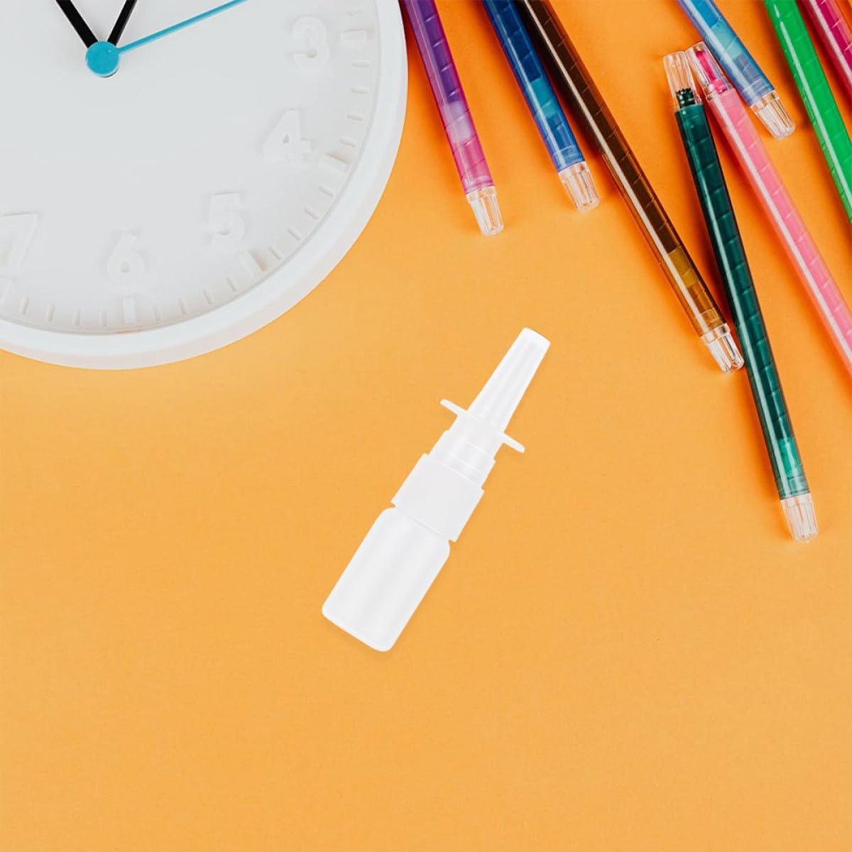 WRITWAA 50Pcs Empty Spray Bottles Plastic Reusable Fine Mist Nasal Atomizer Spray Tube Bottles for Travel Makeup image number 2