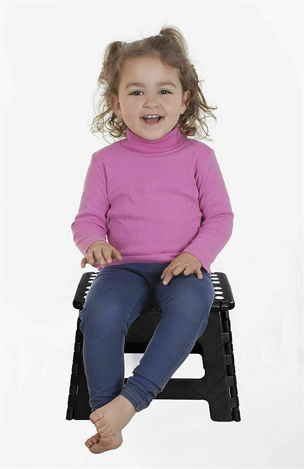 Portable Flat Folding Step Stool Ladder Non Slip Caravan Camping Seat Chair 22/39CM (M/H 22Cm X W 29Cm X D 22Cm) image number 6