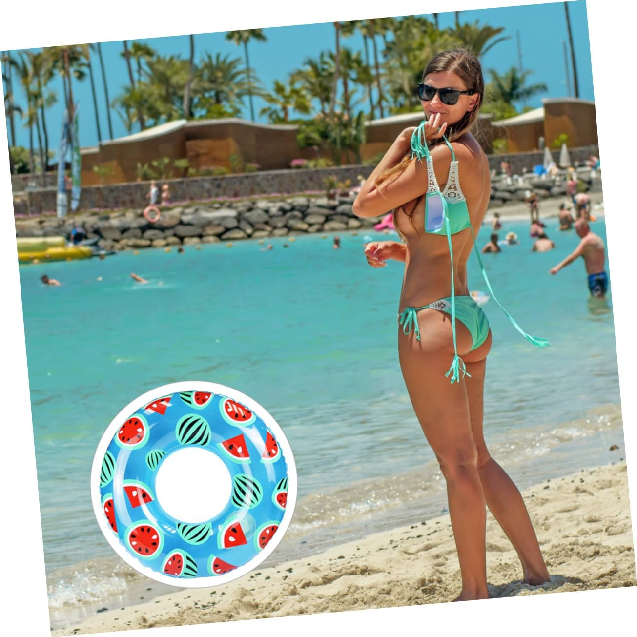 ERINGOGO Swimming Pool Ring Storage Bag Inflatable Ring Leakproof and for Adults and Boys and Girls image number 5