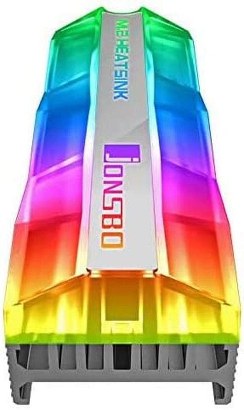 Jonsbo Compatible M.2-2 Mirage Edition M.2 SSD Passivk&uuml;hler, ARGB - Grau image number 3