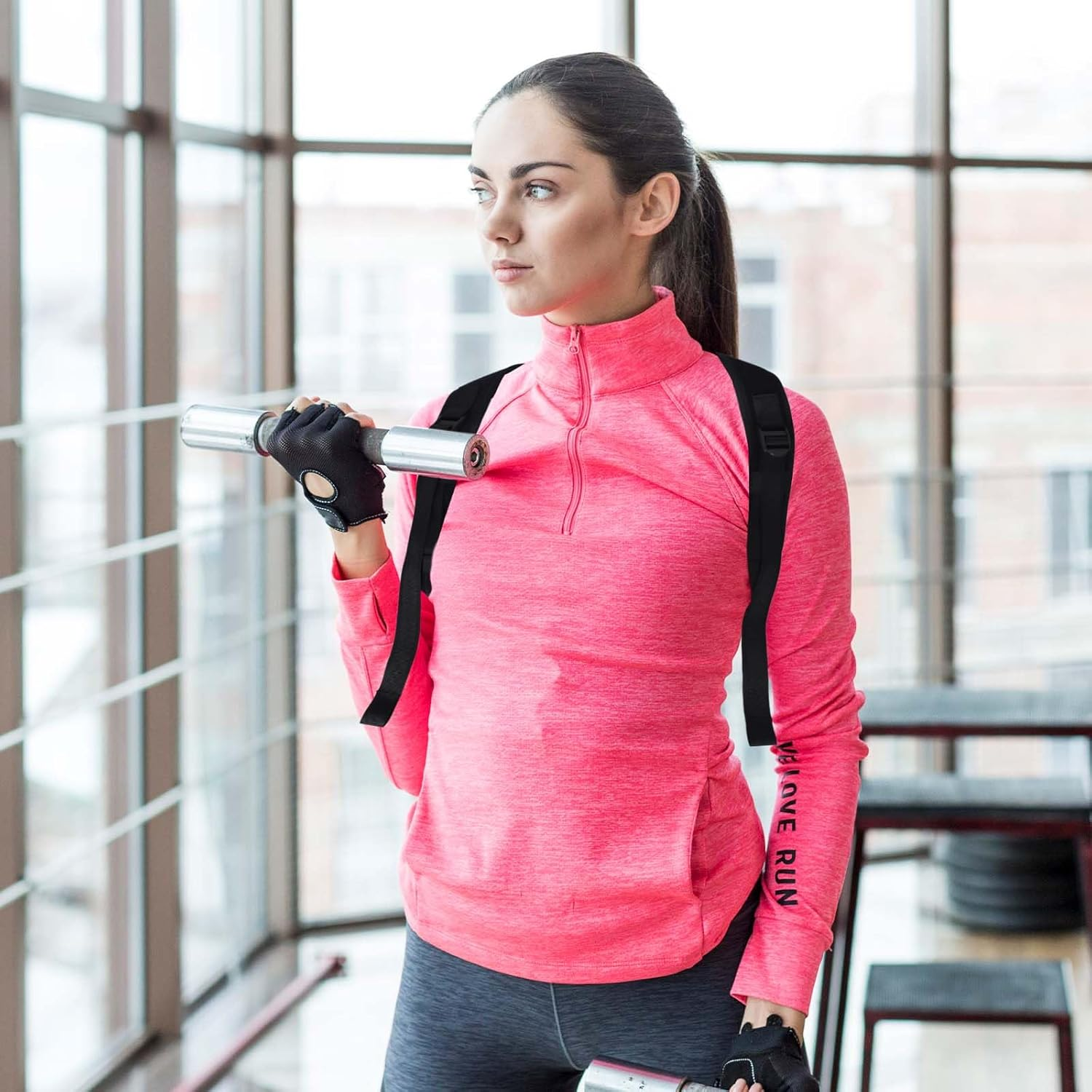 Posture Trainer for Women & Men &ndash; Adjustable Back Straightener for Posture Correction, Back Belt for Straight Posture, Muscle Building in Everyday Life, Office & Sports (Black) image number 4