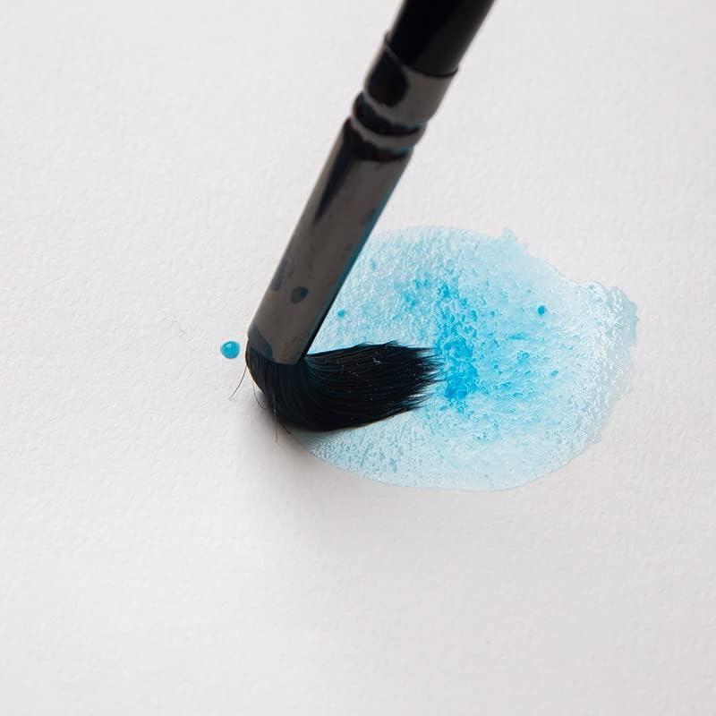 Watercolour Paper Art Sketch Pad, Mixed Media Sketchbook for Wet or Dry Media, 140 LB/300 GSM Heavyweight Papers 20 Sheets/40 Pages, Spiral Bound Mix Media Pad for Acrylic, Watercolor, Pen and Pencil Painting (S, Green) image number 3