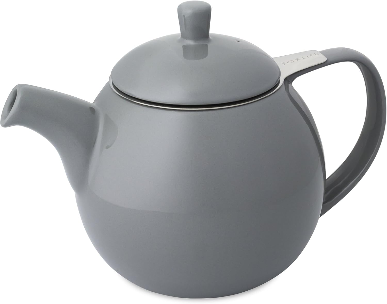 FORLIFE Curve Teapot with Infuser, 24-Ounce, Purple