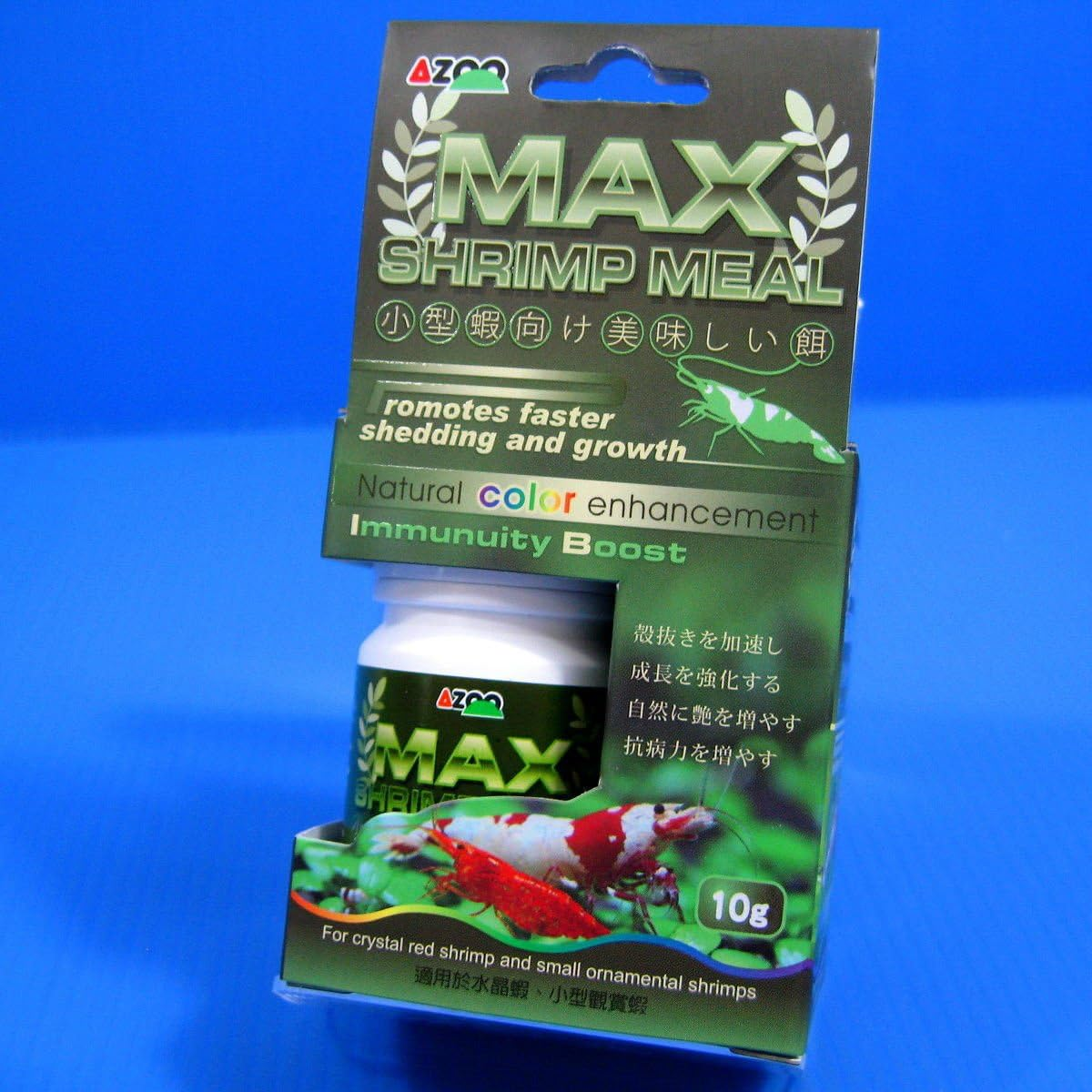 MAX Shrimp Meal Food for Juvenile Adult Crystal Red Bee Shrimp Fish Tank image number 1