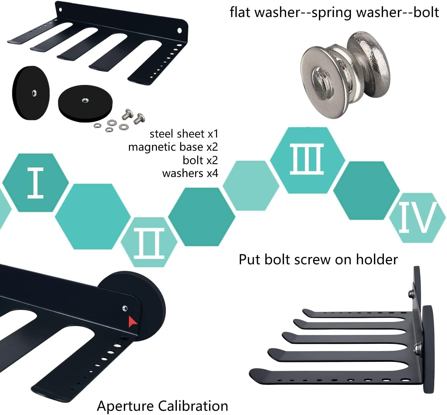 MUTUACTOR Power Tool Organizers and Storage Drill Tools Holder Magnetic Mount,Heavy Duty Magnetic Tool Holder,Utility Storage Rack for Garage,Warehouse,Clearance,Hand Tools,Workshop,Shed image number 3