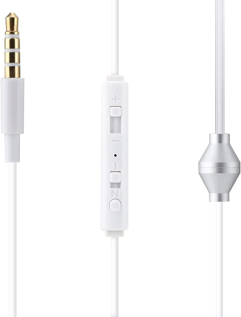 Elprico In-Ear Headsets, Professional Audio Visual Wired Air Tube Security Headsets with Microphone, White image number 4