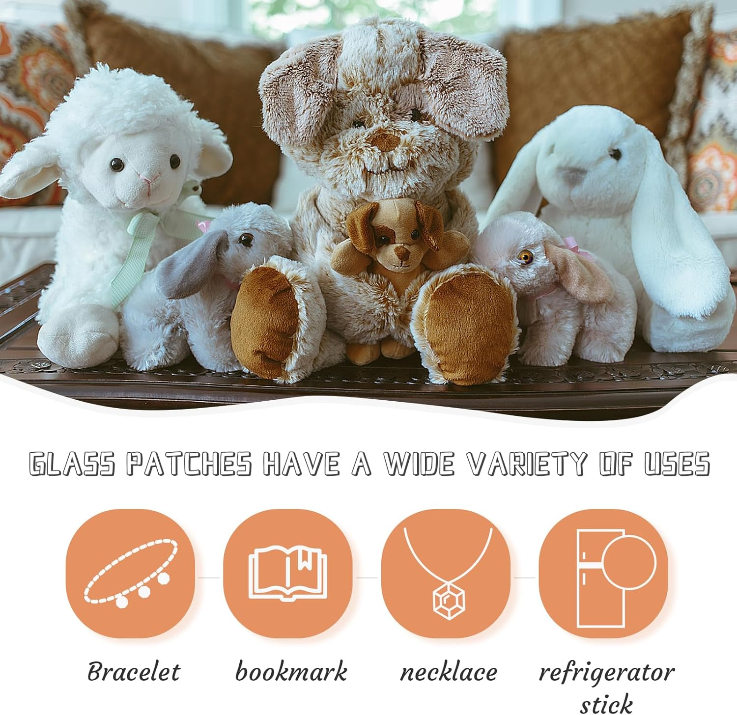 ZZBUY 100PCS 18MM Dragon Eyes for Crafts Realistic Cat Dragon Glass Eyes Cabochon for Crafts Doll Making Stuffed Plush Jewelry Making image number 5