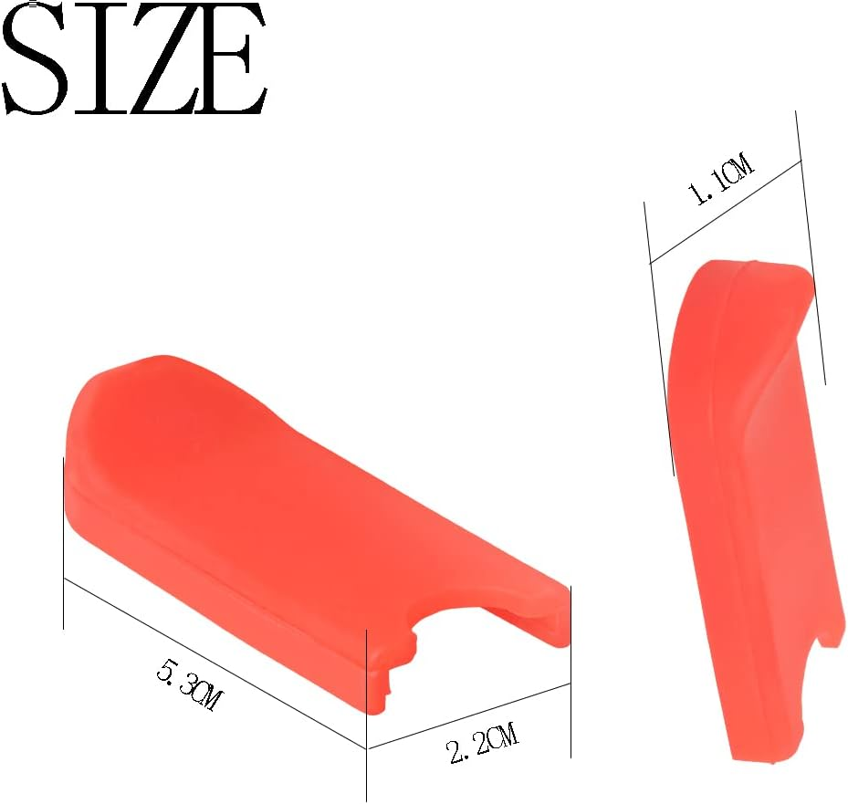 Origlam 2Pcs Saxophone Thumb Rest, Comfortable Rubber Finger Rest Cushion Pads Clarinet Thumb Rest Cushion for Sax Thumb (Black) image number 5