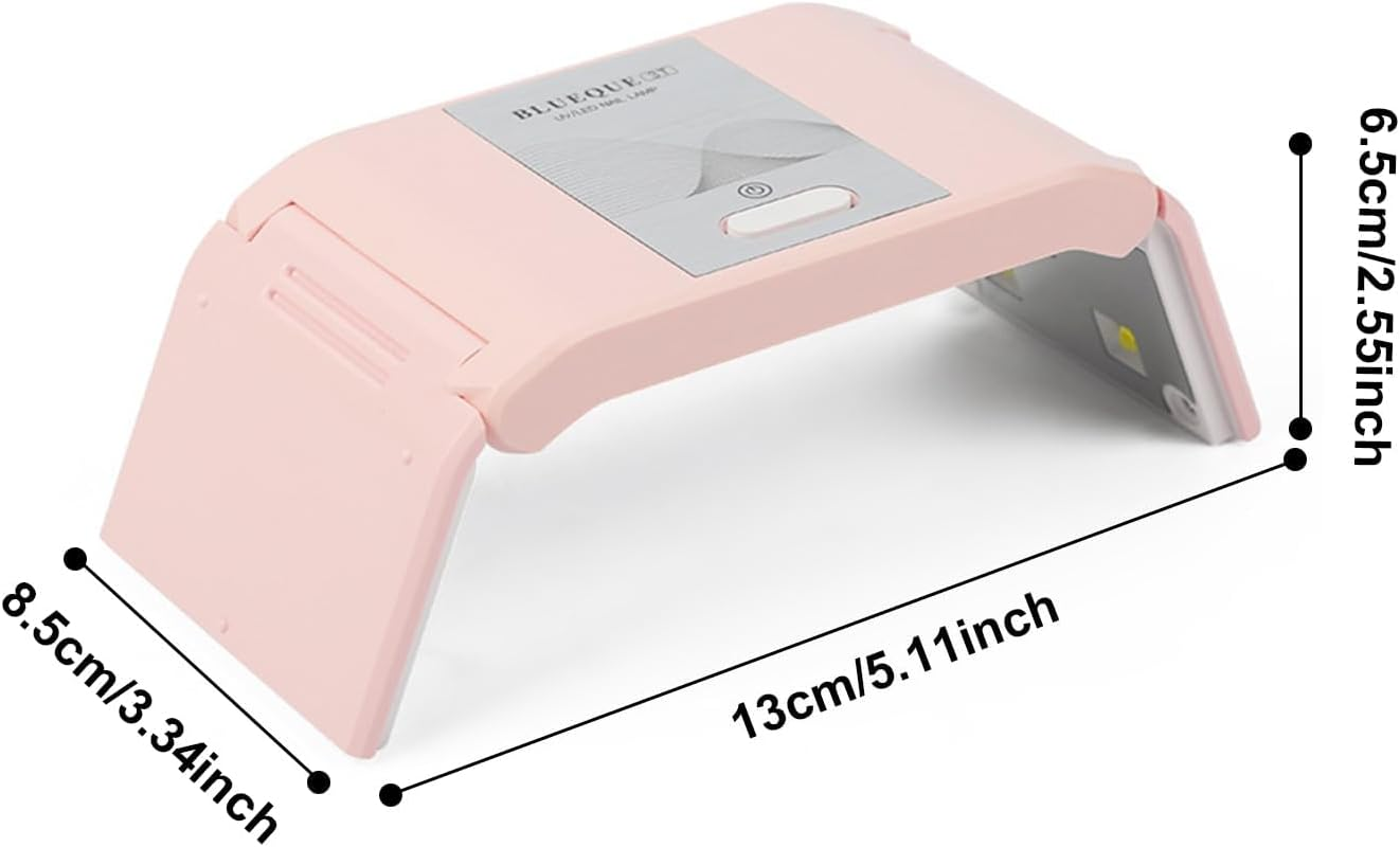 MASADU UV Nail Lamp,Portable UV Light,Folding 36W Fast Curing LED, Suitable for All Gel Polishes, Dual Timing, Type-C Connectivity, Ideal for Professional and Home Manicures image number 2