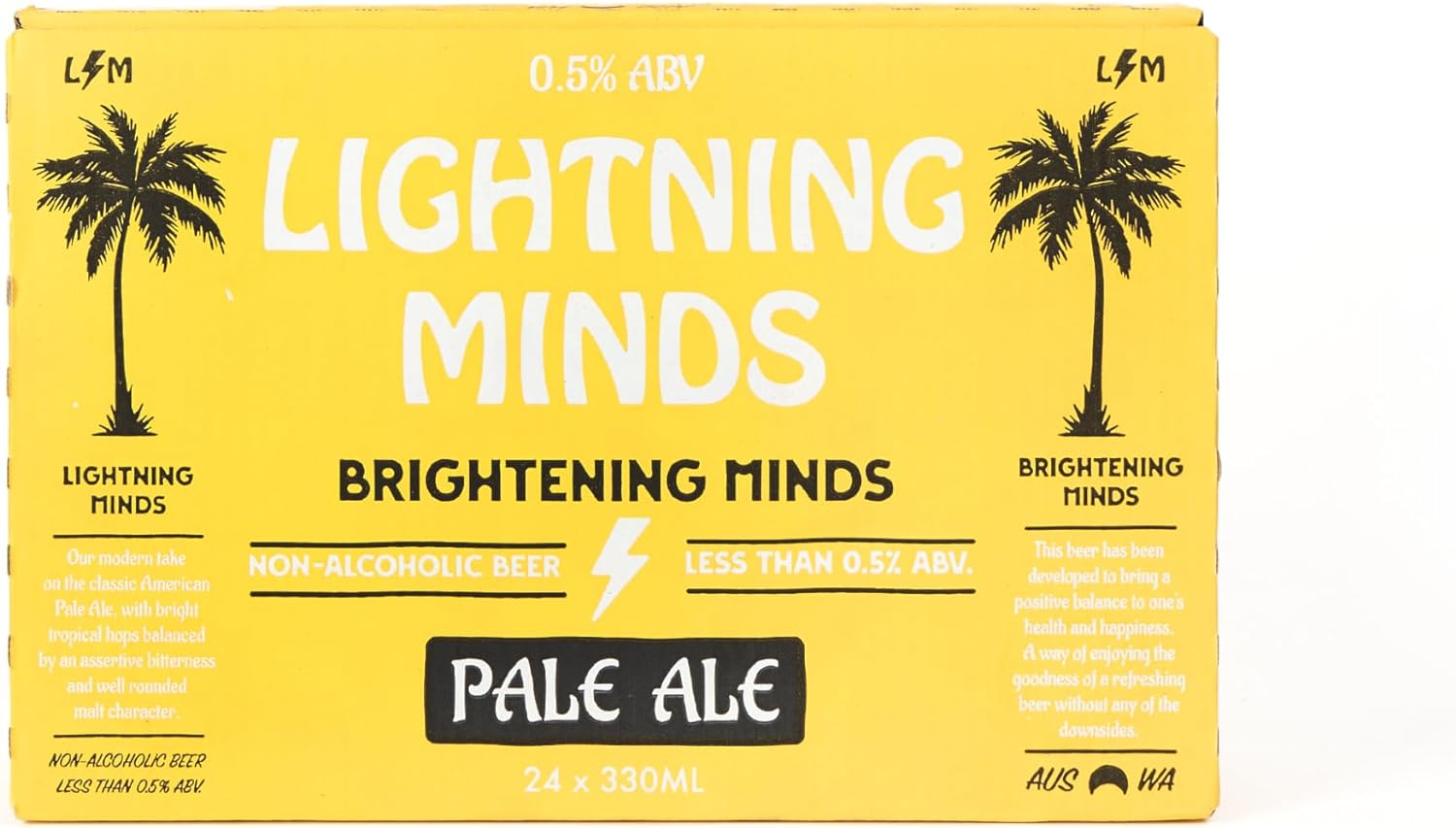 Lightning Minds Non Alcoholic Pale Ale (Carton 24 X 330Ml)