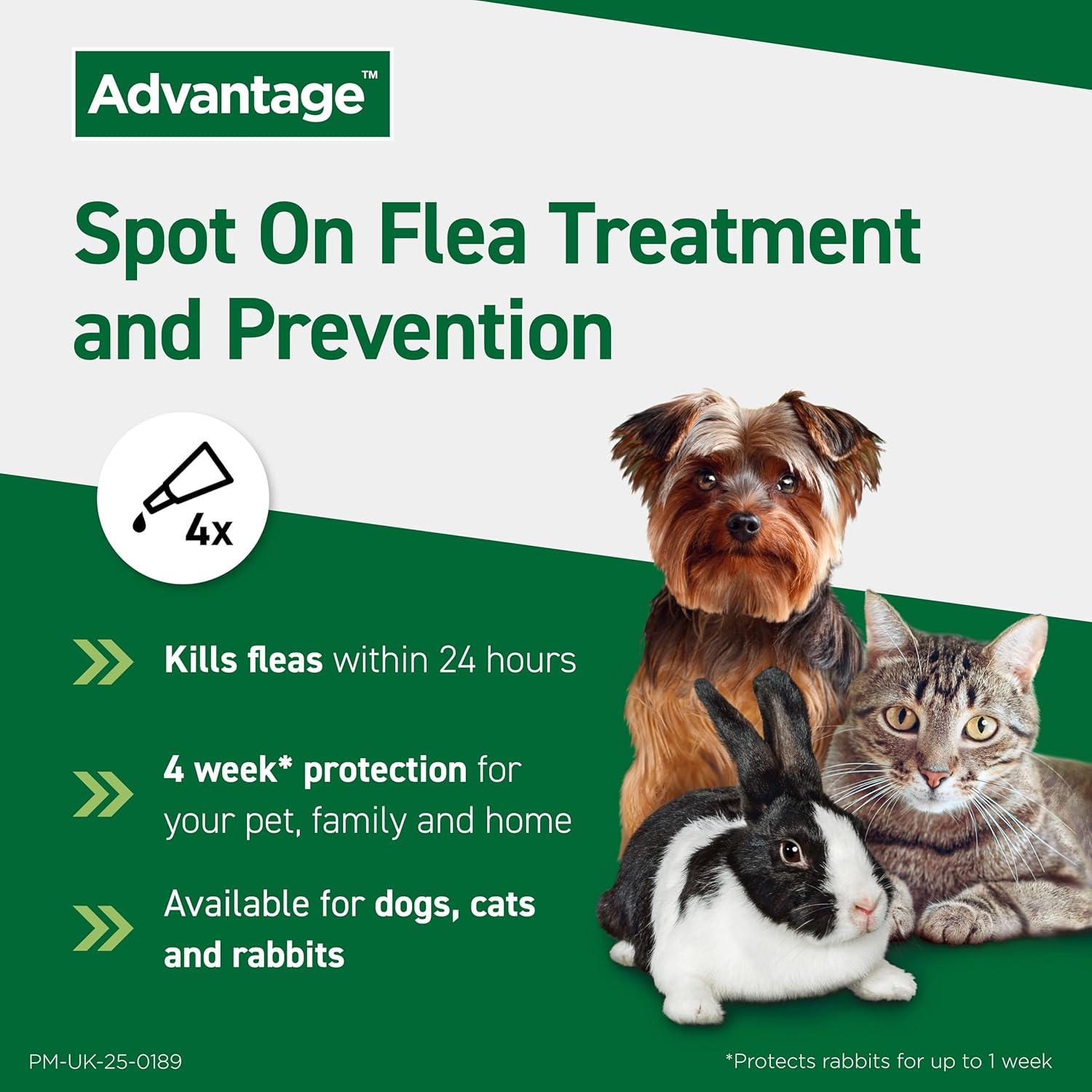 Advantage Fleas for Dogs over 25Kg - 1 Pack image number 4