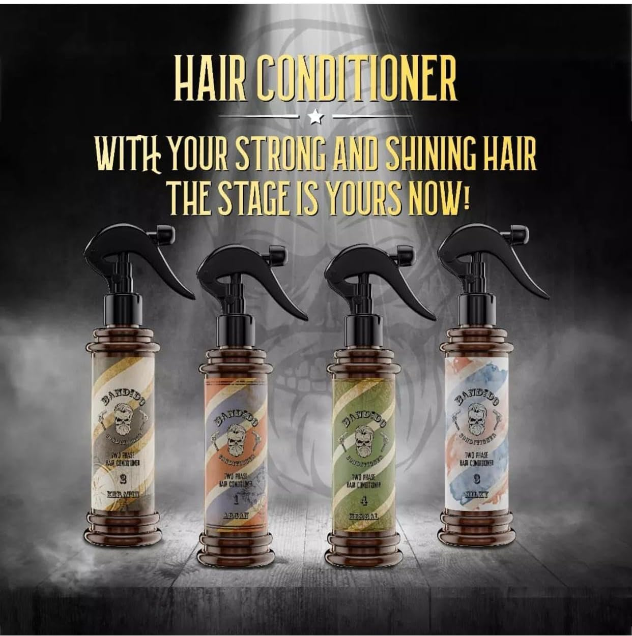 Bandido Two Phase Hair Conditioner 350 Ml, 2-Phase Conditioner for Dry Hair (Milky)