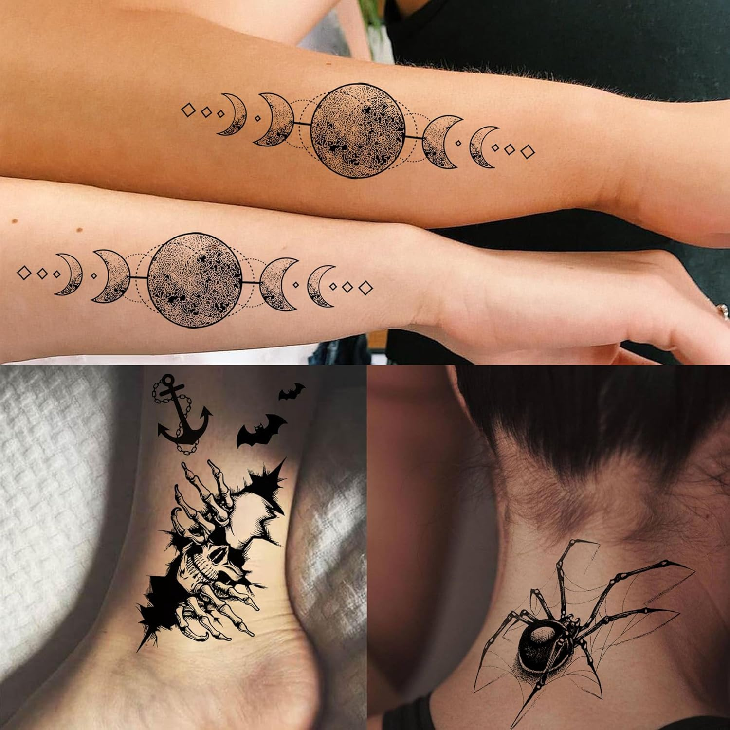 70 Sheets Watercolour Planets Galaxy Temporary Tattoos Women Men Children Boys Adhesive Tattoos Adults, Colourful Star Universe Tattoos for Sticking, Forearm Fake Tattoo Stickers Space image number 6