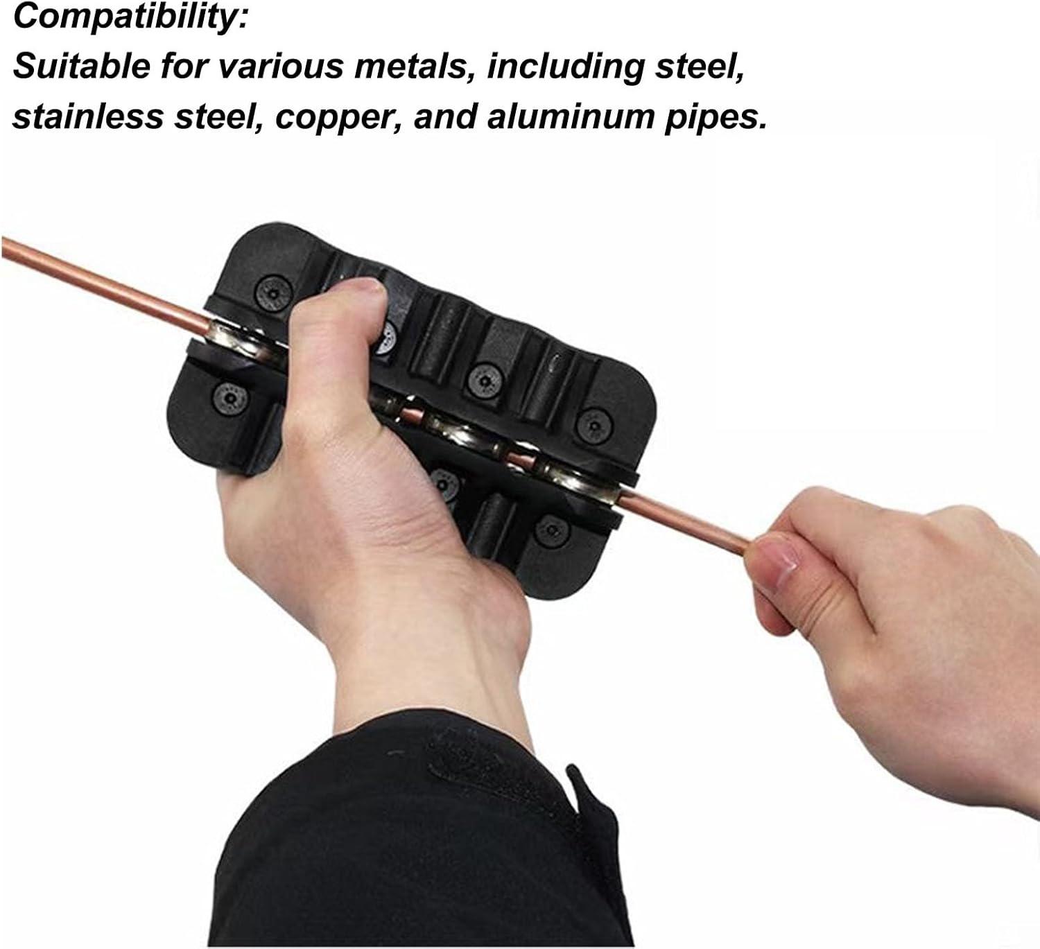 Jiawu Handheld Tubing Straightener, 3/4 Inch Copper Tube Straightening Tool for Brake Fuel System Lines, Pipe Straightener for Copper Tubing image number 4