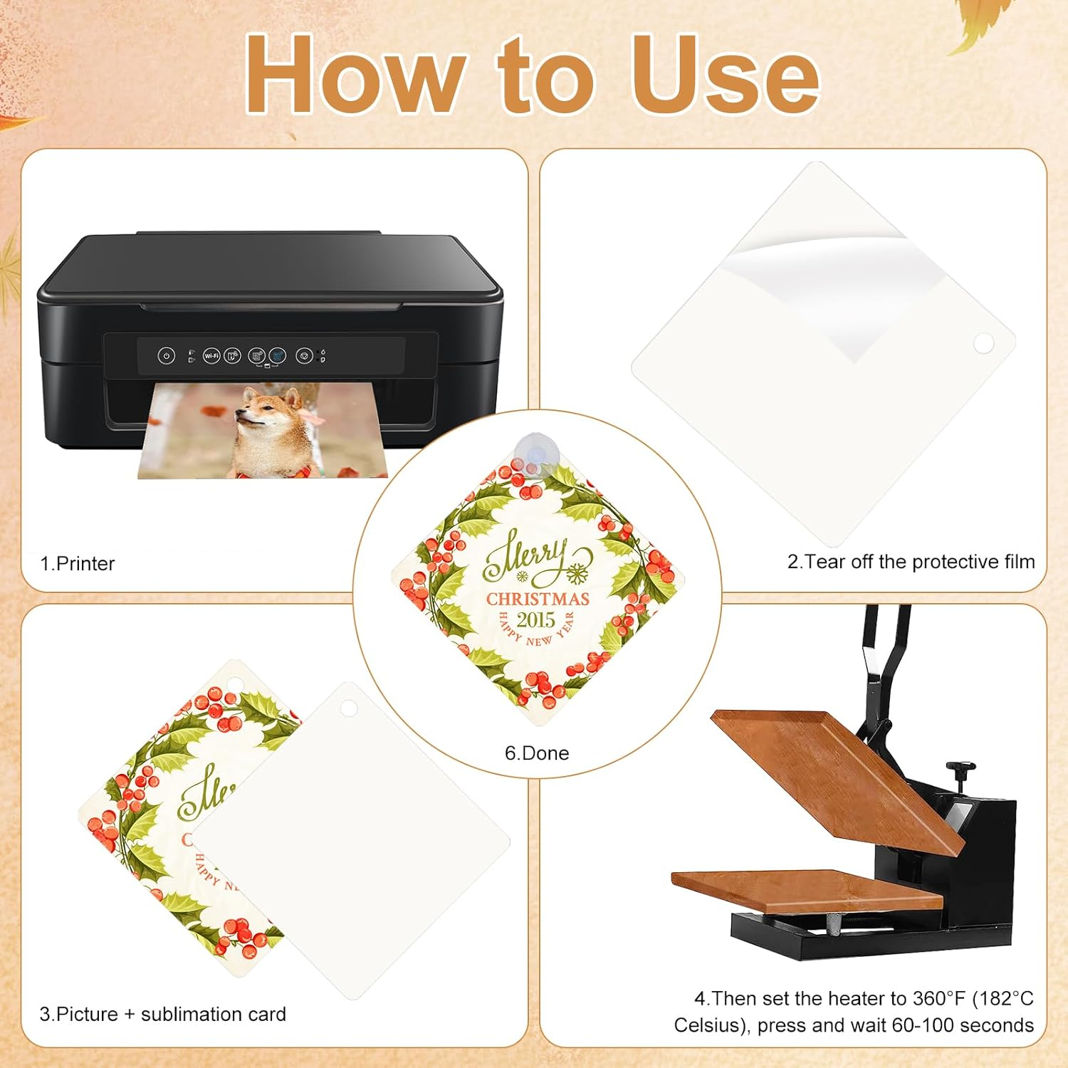 10Pcs Sublimation Blank Suction Cup Sign, Suction Cup Car Window Sign Sublimation Metal Sign Blanks Removable Blank Car Window Sign Car Safety Warning Sign for DIY Crafts image number 4