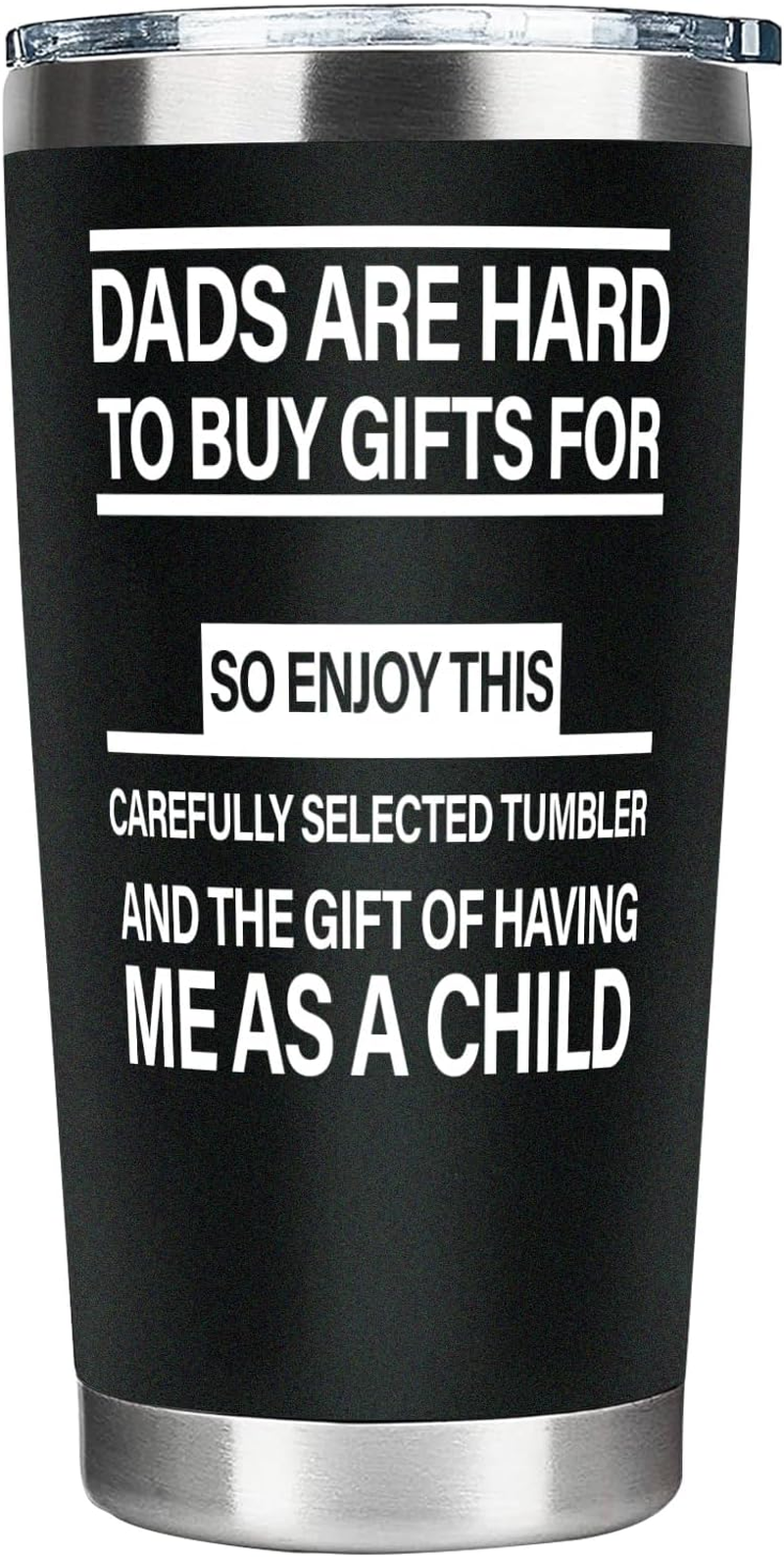 Father'S Day Birthday Christmas Tumbler for Dad from Daughter Son,Dad Tumbler Gifts,Dad Travel Coffee Mug, Dad Drinking Cup, Vacuum Insulated Stainless Steel Tumbler 20Oz image number 5