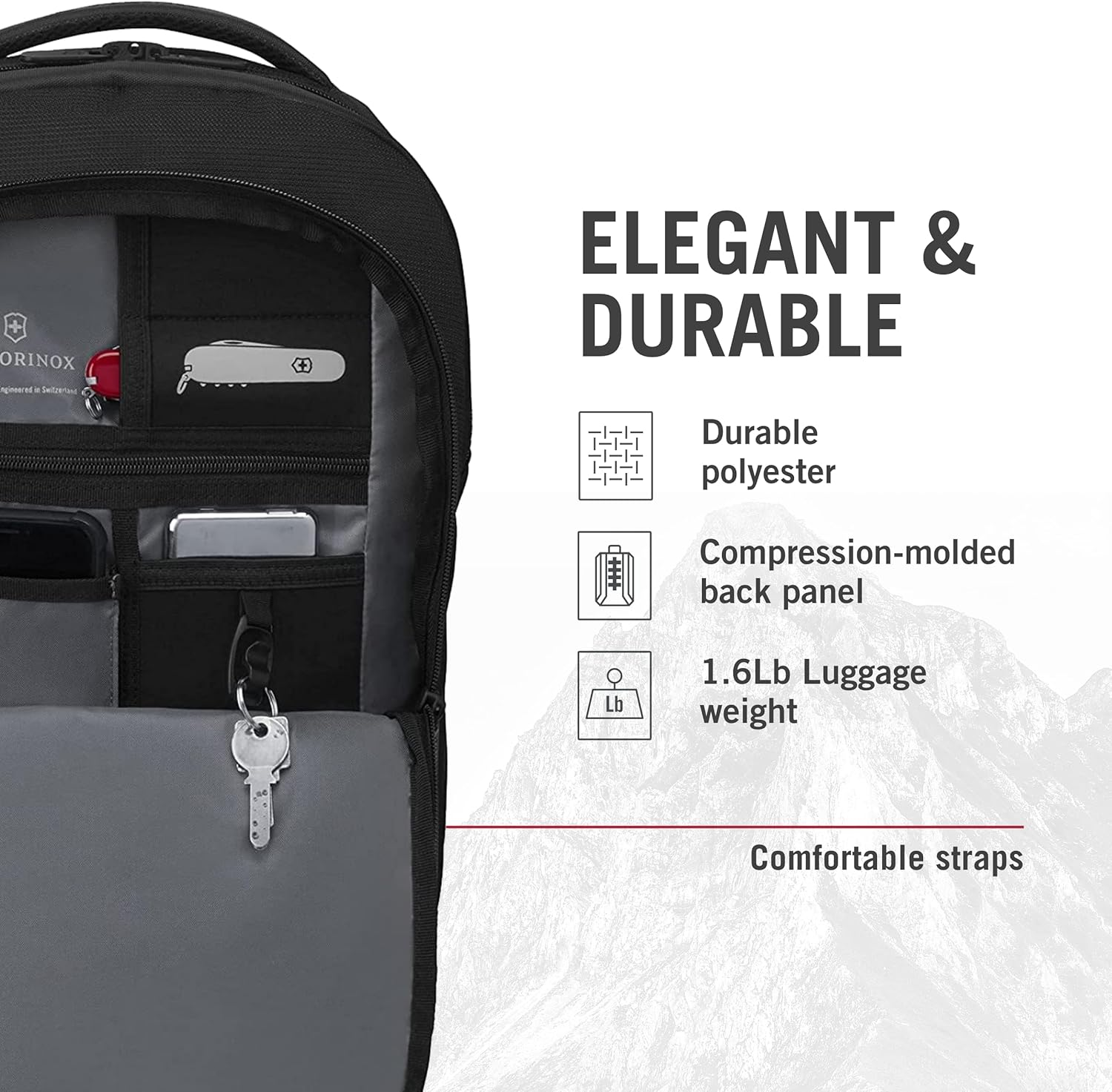 Victorinox VX Sport EVO Compact 16-Inch Laptop Backpack, Black image number 7