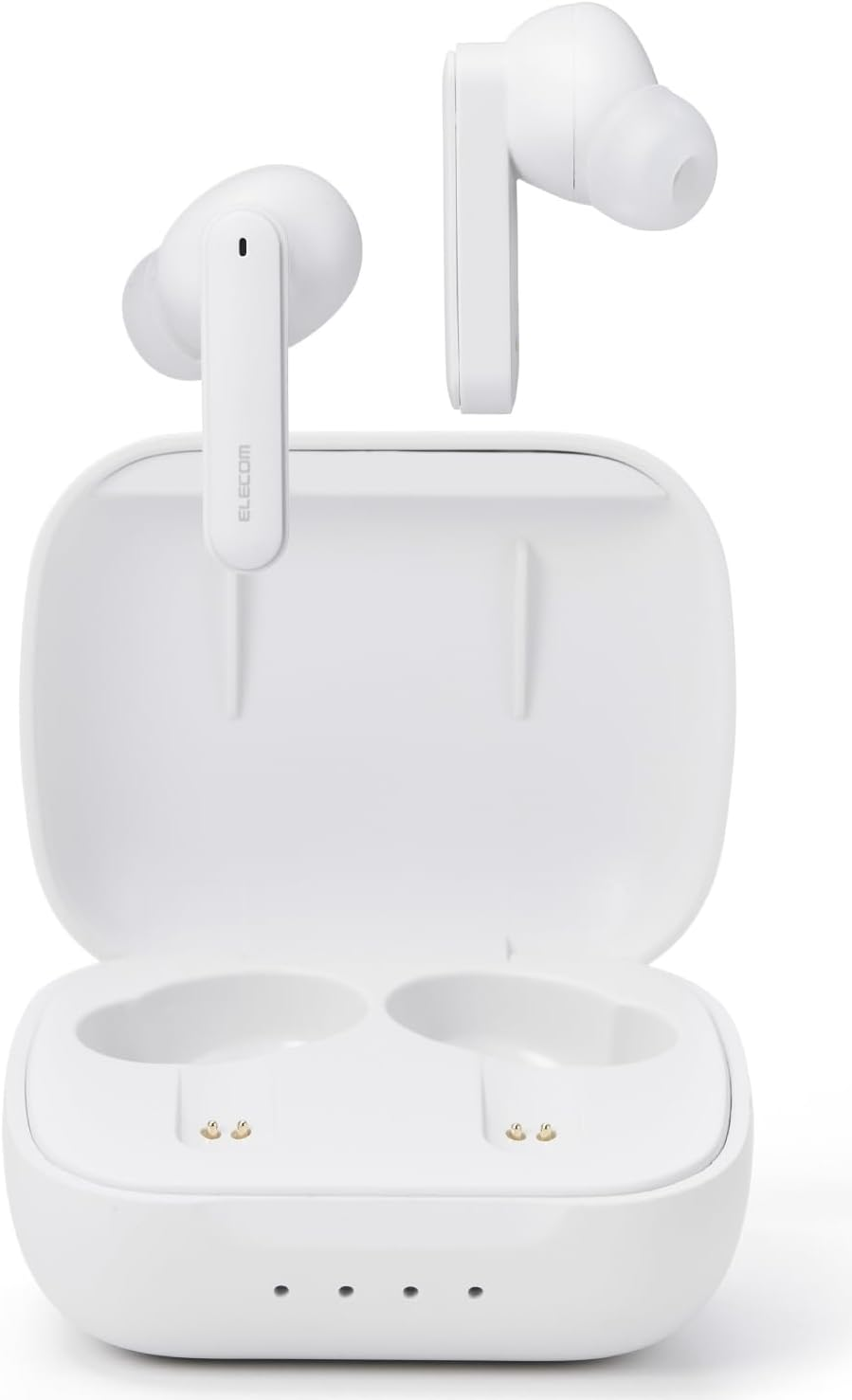 Elecom LBT-TWS18BK Bluetooth Wireless Earphones, Noise Cancelling, High Resolution Compatible, IPX4 Waterproof, Earplugs, Low Latency, External Sound Capture, Touch Operation, Hands-Free Calling, Auto