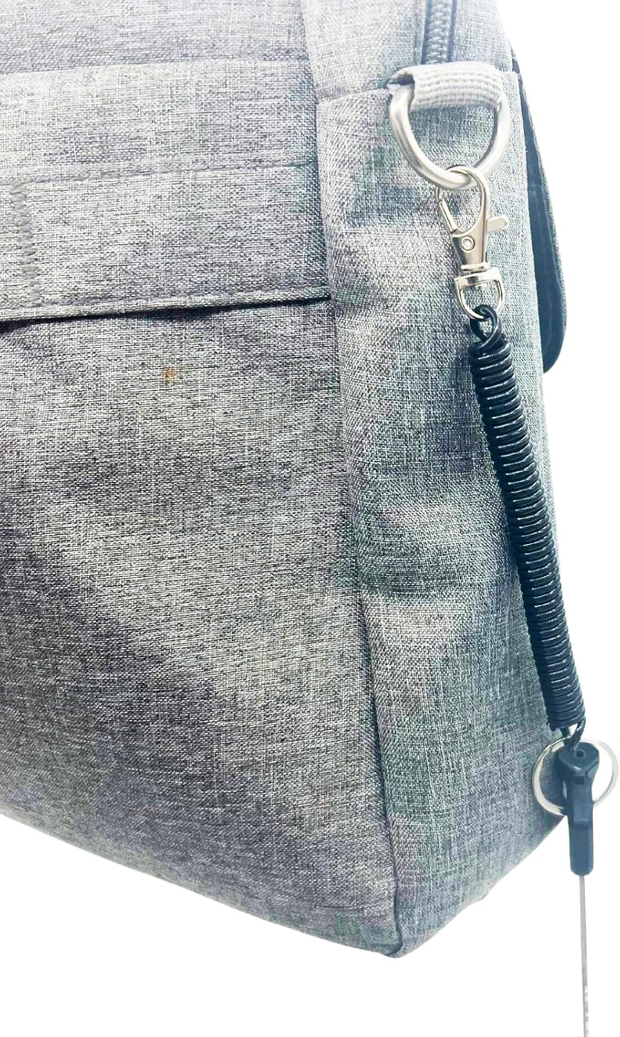 LIGHUFEIC 10 Pack Retractable Coil Springs Keychain Coil Cord Key Chain Holder Lanyard Lobster Clasp and Spiral Lanyard Keep Keys Safe, Prevent Losing image number 3