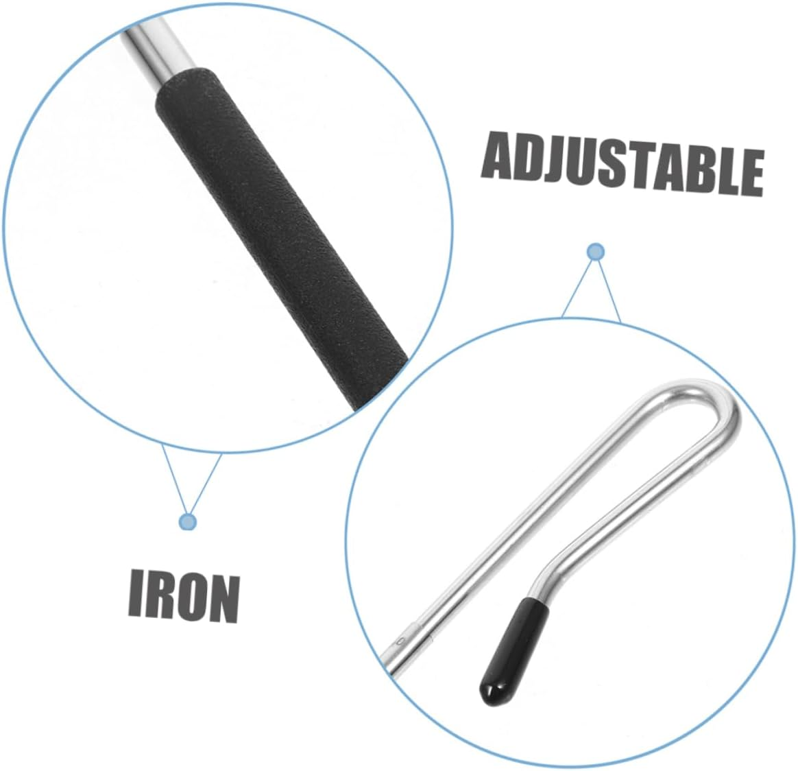 Totority Enhance Your Puppet Shows 4 Pack Metal Puppet Rods Plastic Sleeves Plush Puppet Control Sticks Half Body Puppet Rods Puppet Arm Handles 55Cm image number 4