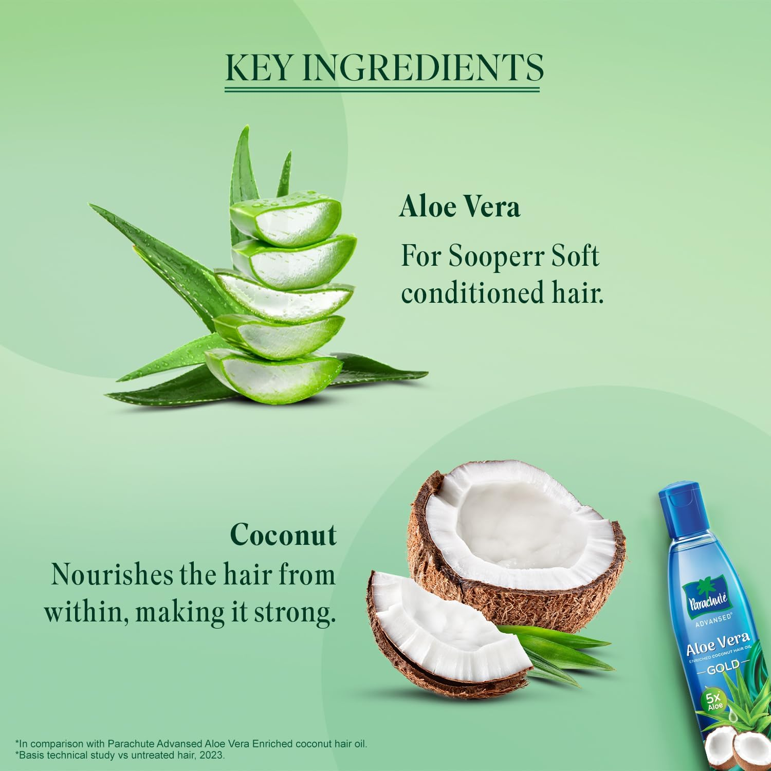 Advansed Aloe Vera Enriched Coconut Hair Oil Gold | 5 image number 6