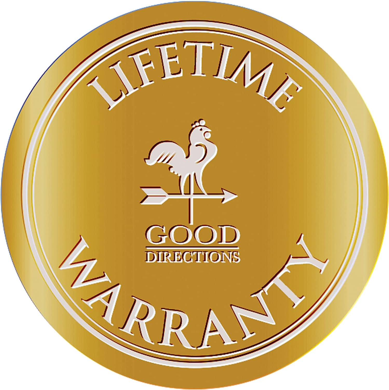 Good Directions 479V1 Rain Chain Basin, Large 16-1/2 Inch Diameter, 4 Inches High, 100% Blue Verde Pure Copper image number 3