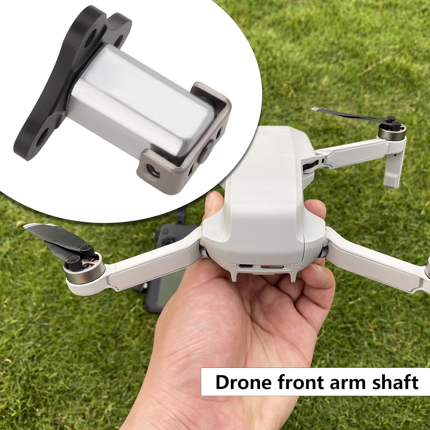Be in Your Mind Drone Arm Shaft Forearm Pivot Front Arm Shaft Axis Shaft Repair Part Drone Accessories Compatible with DJI Mavic Mini 3 Pro image number 1