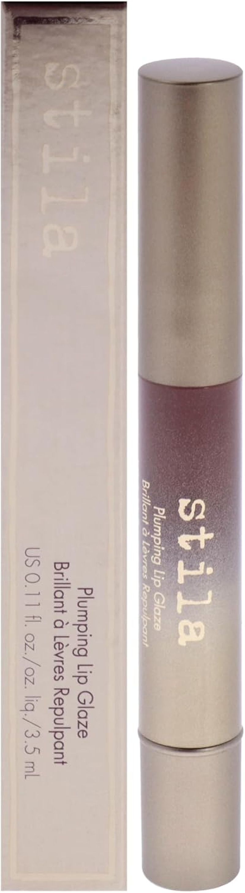 Plumping Lip Glaze - Hazelnut by Stila for Women - 0.11 Oz Lip Gloss