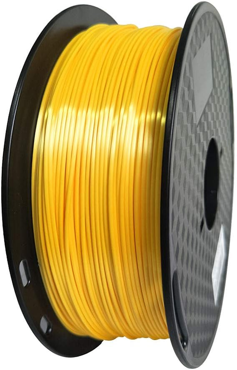CC3D Silk Yellow PLA Filament 1.75 Mm 1KG 3D Printer Filament Silky Shiny Bright Yellow 3D Printing Materials CC3D Filament image number 1