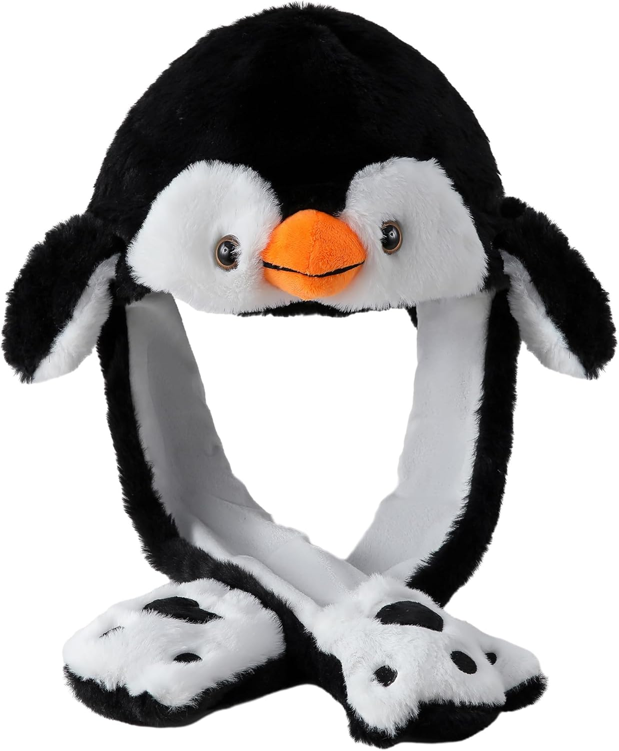 Ears Moving Hat Animal Cosplay Hat Cartoon Jumping Hat Ears Pop up Halloween Christmas Funny Hat Teenagers Adults, Milk Cow, One Size