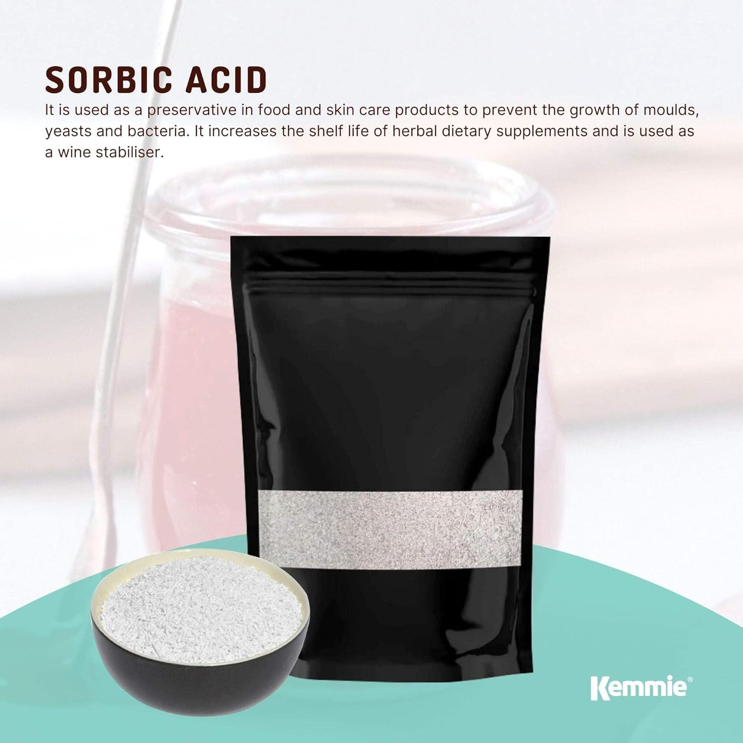 400G Potassium Sorbate Granules Food Grade Preservative Cosmetics Brew Skin E202