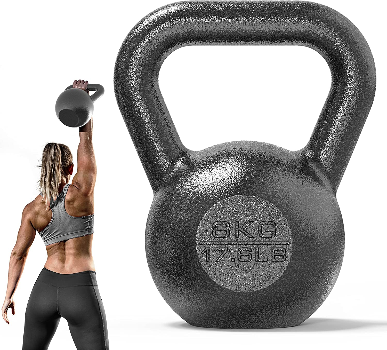 PROIRON Cast Iron Kettlebell Weight for Home Gym Fitness & Weight Training (4KG-24KG) - 4-16Kg image number 5
