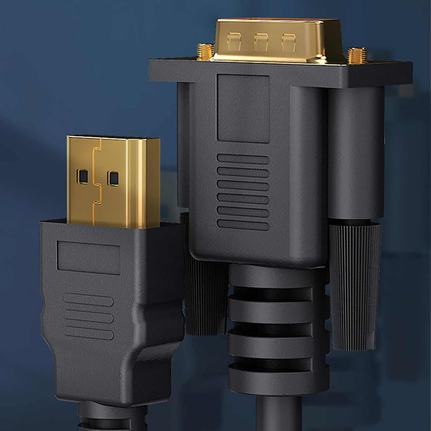 Tunghey HDMI to VGA Cable, Uni-Directional HDMI (Source) to VGA (Display) Cable (Male to Male) Compatible for Computer, Desktop, Laptop, PC, Monitor, Projector, HDTV, Rasp-Berry Pi, Ro-Ku, Xbox (10M) image number 4