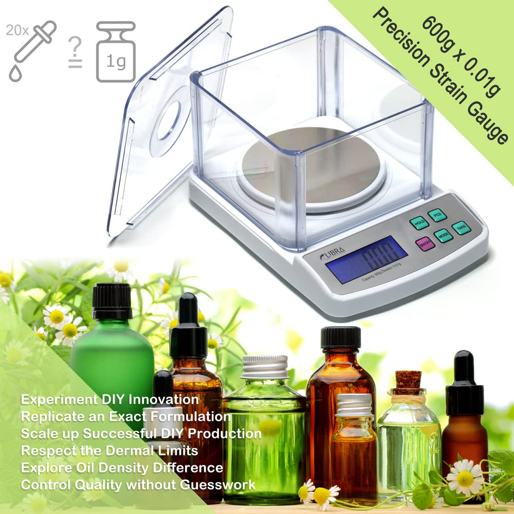 600 G Digital Lab Scale, Piece Counting, Wind Shield, Stainless Steel Pan, Backlit LCD, Multiple Weight Units, Capacity: Max 600 G, Min 0.05 G, Division 0.01 G image number 4