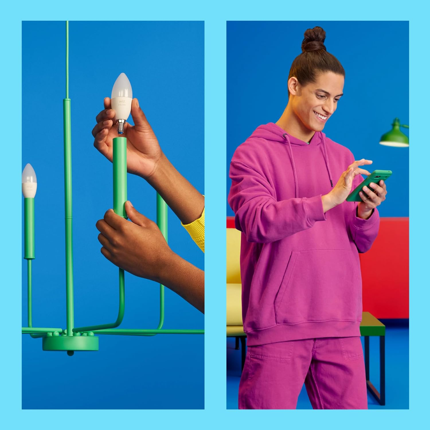 Wiz Tunable White Candle E14 LED Bulb image number 6