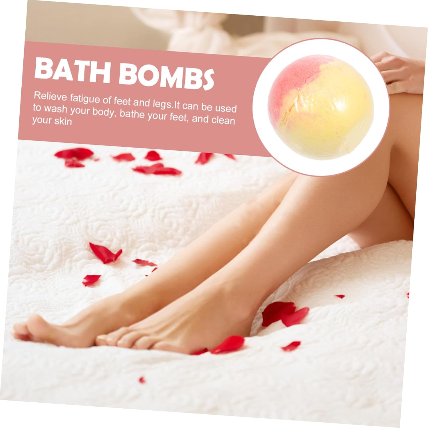 WOONEKY Essential Oil Sea Salt Bath Bomb Ball for Party Favors for Boys and Girls Girls Boys Mothers Day