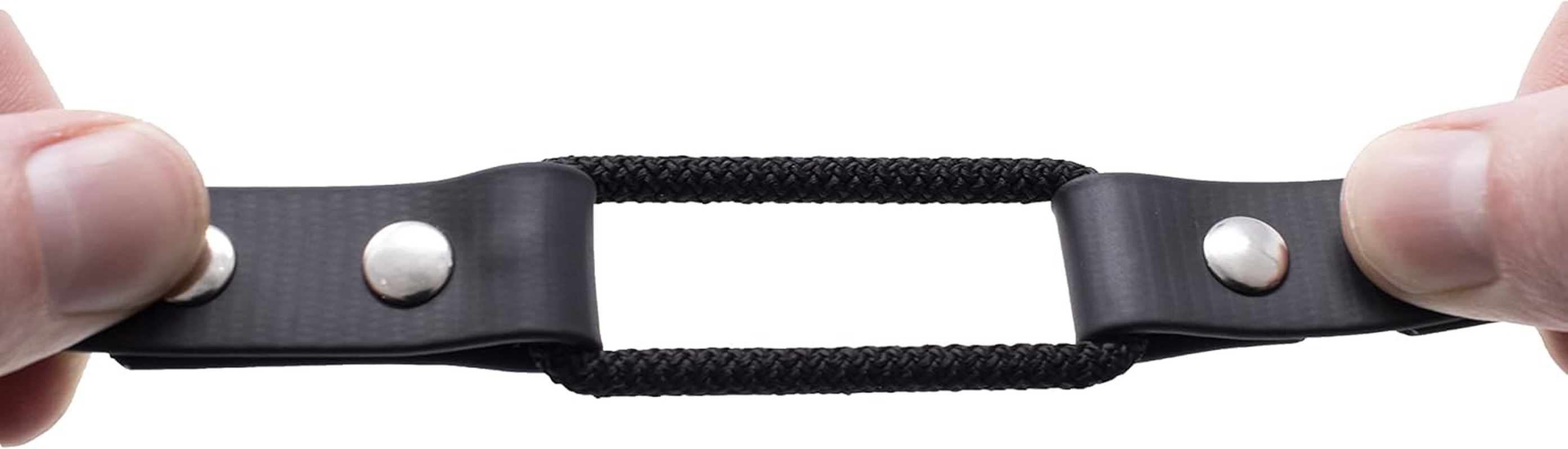 Educator Quick Snap Bungee Dog Collar, Biothane, Waterproof, Odorproof, Easy Connect and Disconnect Clasp and D Ring with Comfort Bungee Loop, Adjustable for Custom Fit, 3/4-Inch, Black image number 2