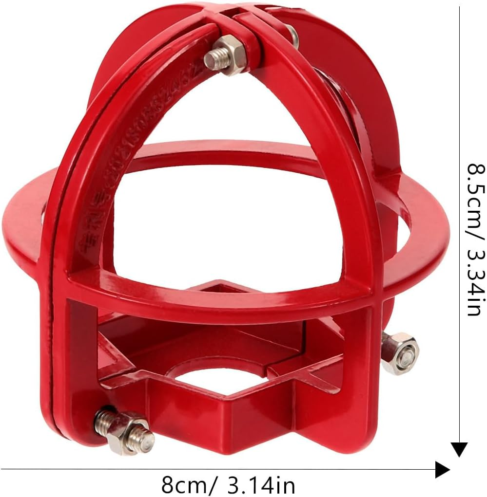 Iplusmile Fire Sprinkler Head Guard Cover, Sprinkler Head for Protecting Flush Mount, Semi-Recessed Sprinkler Head Bracket Fire Extinguishing System image number 3