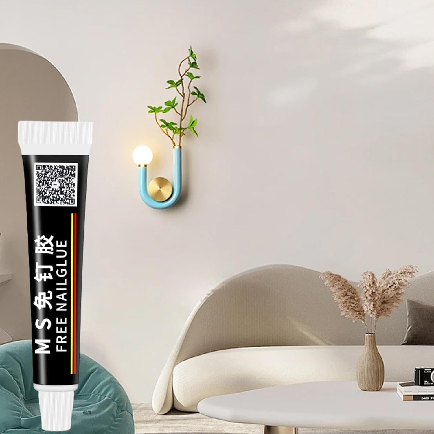 Yjkedfh Glass Glue,12Ml No More Nail Glue | Glass Glue, Polymer Metal Adhesive, Sealant Fix Waterproof, Quick Drying Super Glue for Metal, Ceramic Glass, Wood Acrylic image number 3