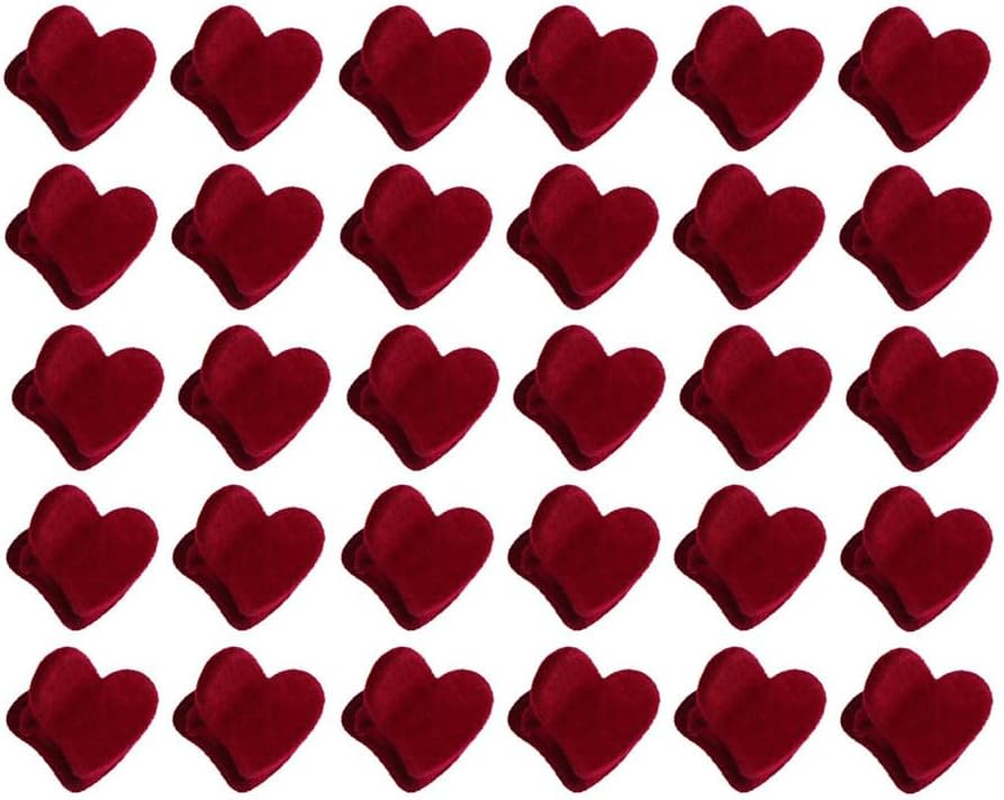 Leadigol Women Hair Accessories Retro Girls Korean Style Hairpin Love Shape Daily Temperament Velvet Hair Clip Fashion Design image number 3