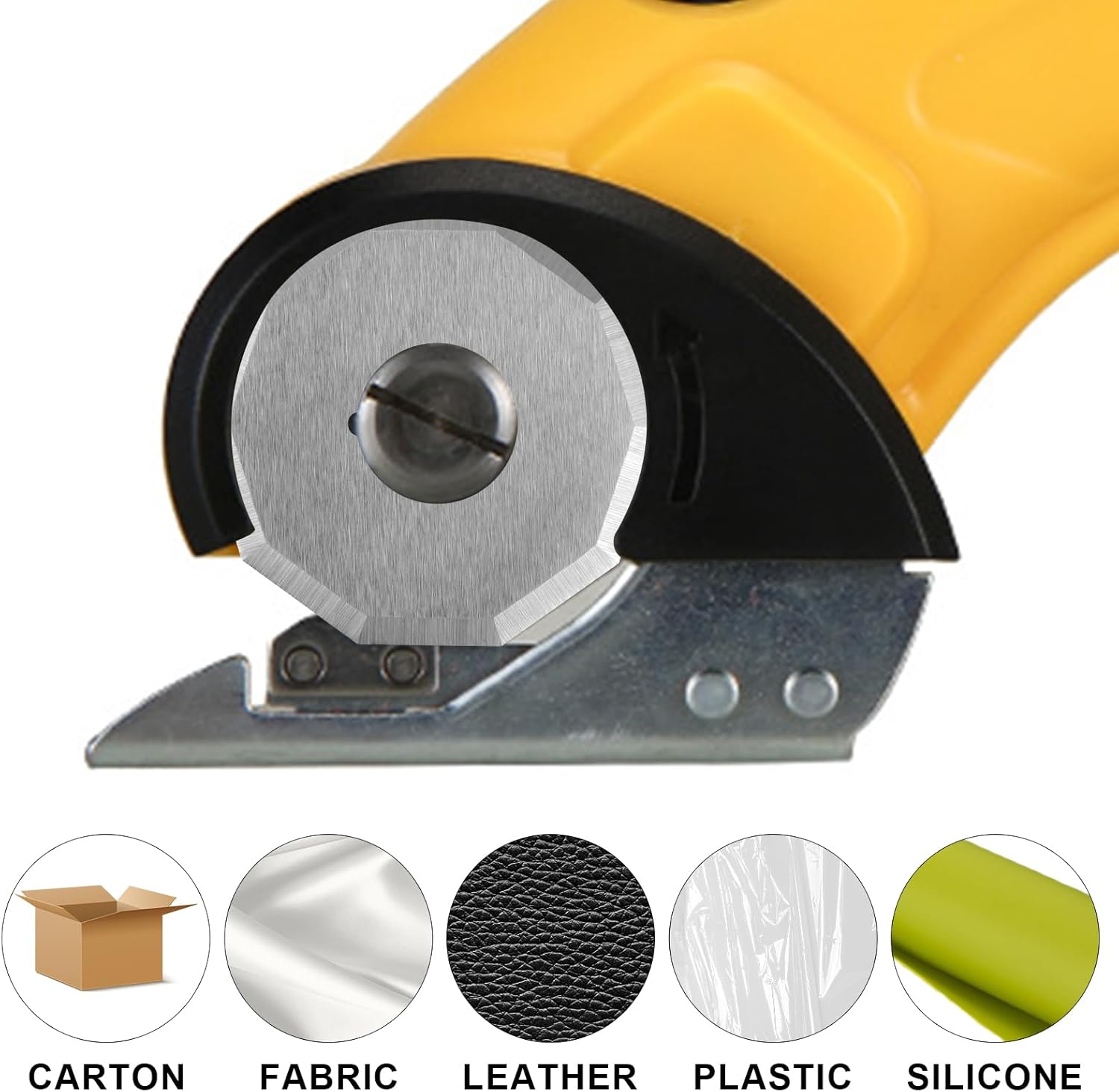 4Pcs Rotary Cutting Blades, Replacement Rotary Knives for Fabric Quilting Sewing Crafts, Compatible with Worx WX082L 4V Zipsnip Electric Scissors Fits RC2600K RC2601 RC2602 WX080L image number 2