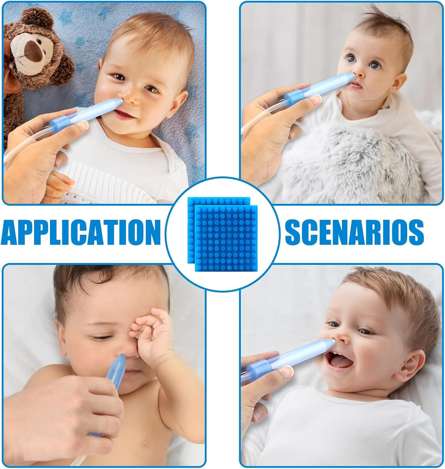 Nasal Aspirator Hygiene Filters 100PCS, Replacement for Nosefrida Nasal Aspirator Filters Safe Environmental, BPA, Phthalate & Latex-Free (100 Count +Tweezer) image number 6