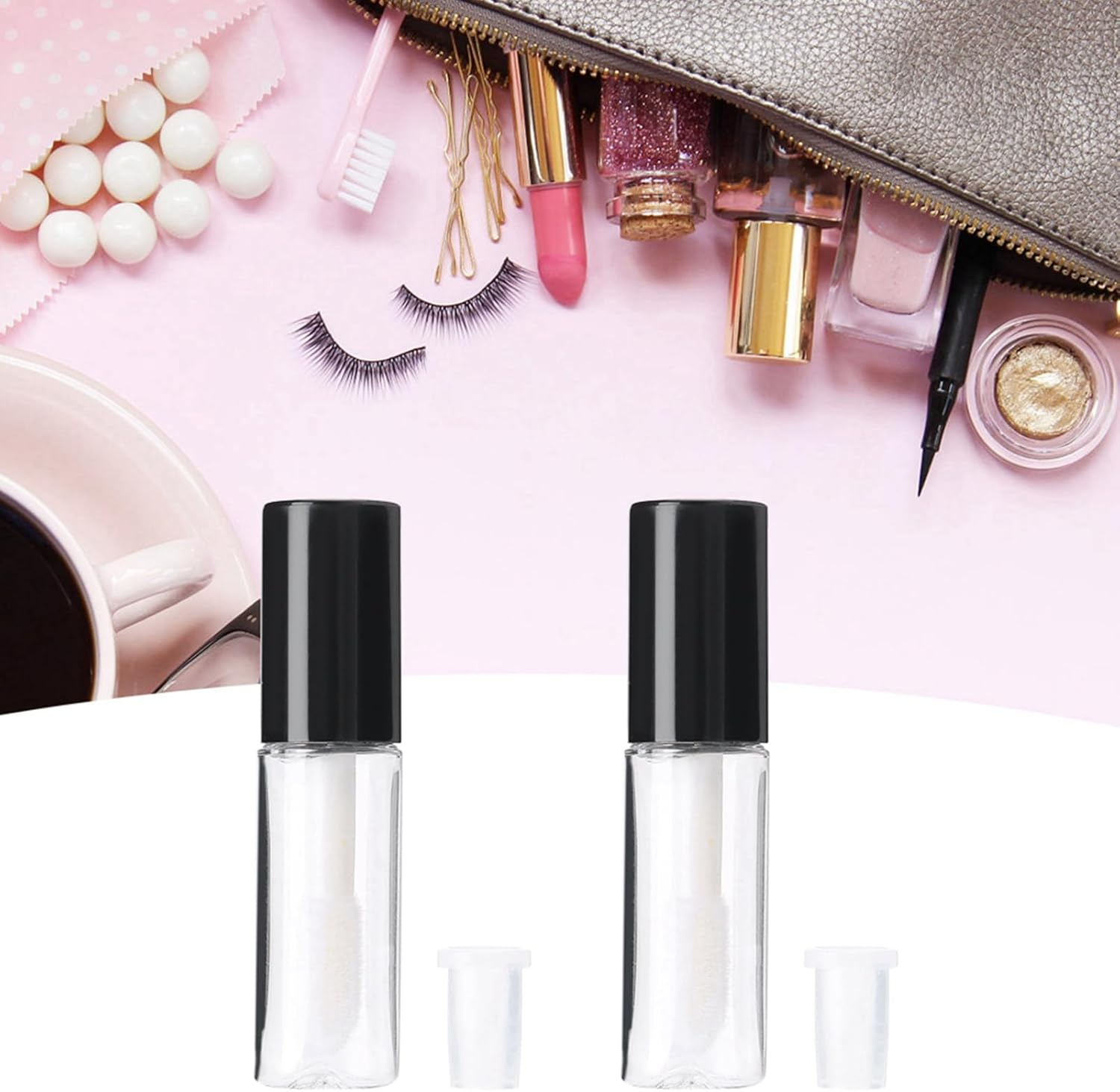 RASTKY Lip Gloss Tube Container 45Pcs .2Ml Lip Gloss Tubes - Refillable Bottle for Cosmetic Storage image number 2