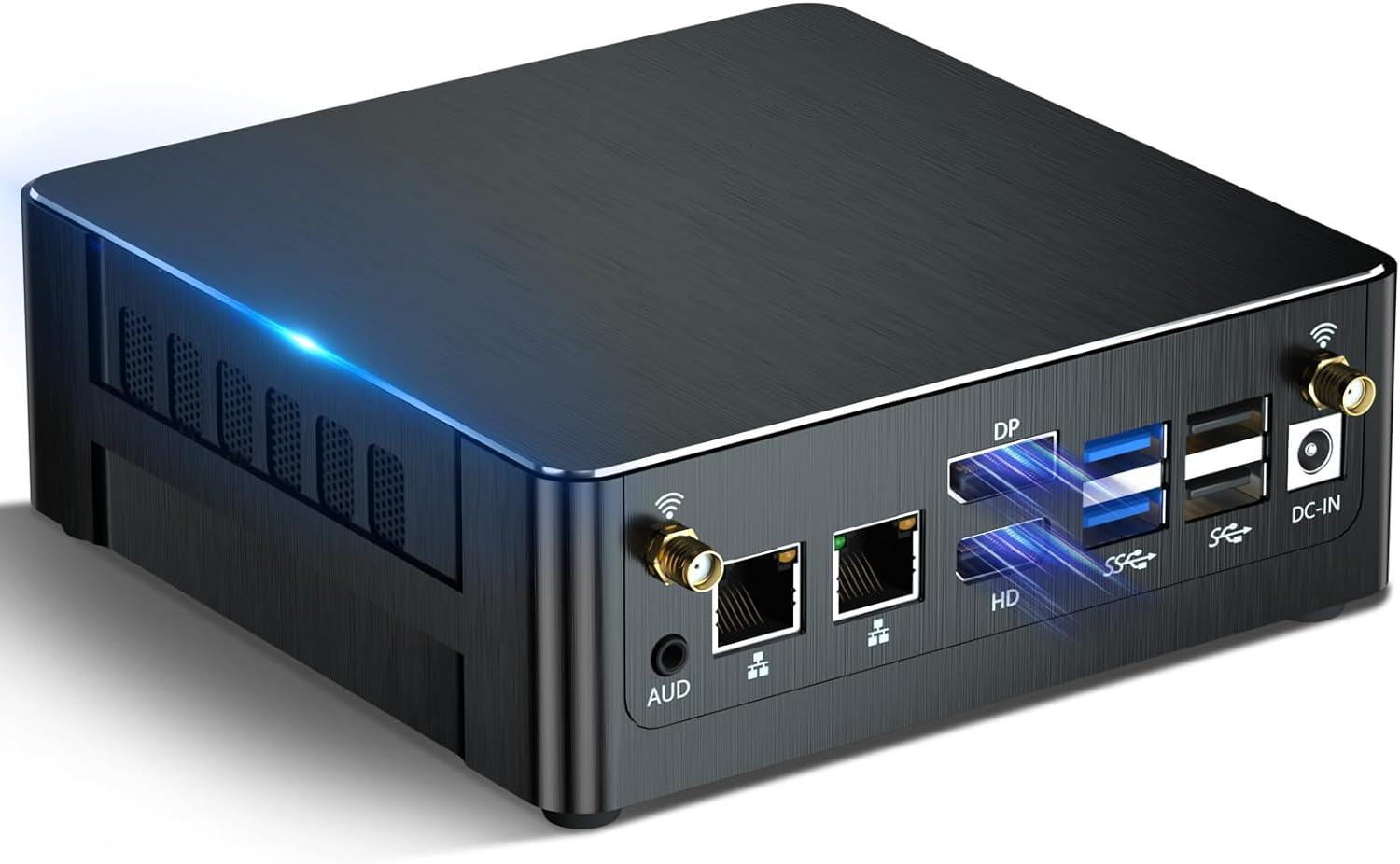Mini PC I9, Desktop Computer with Core I9-12900H, 14 Cores Upto 5.0Ghz, Windows 11 Pro, 32G DDR4, 512G M.2 PCIE4.0 SSD, DP/HDMI/USB-C Triple Display, Support 8K/4K@60Hz, Dual LAN, Wifi6E/Bt5.3 image number 3