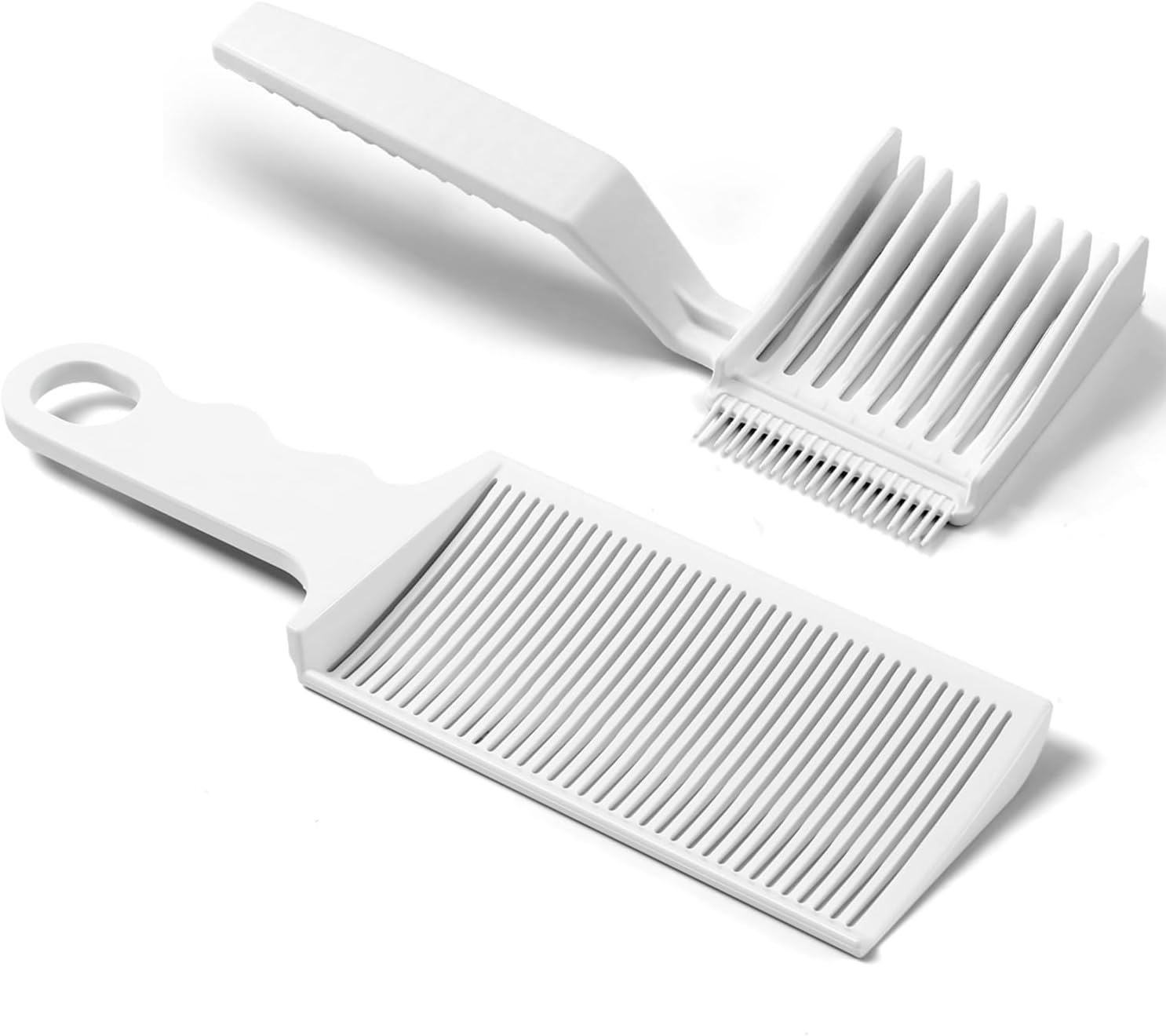 2 Pcs Barber Fade Combs, Professional Hair Cutting Comb, Heat Resistant Clipper Comb Blending Flat Top Comb for Men Salon Hairdresser Styling Tools