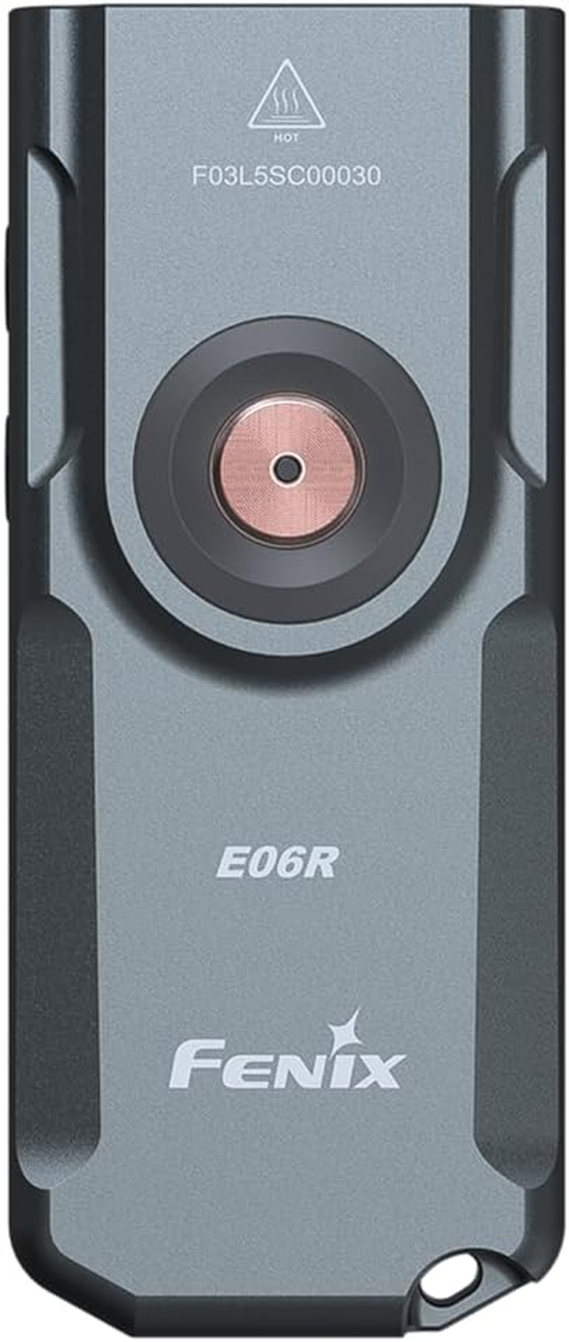 Fenix E06R Rechargeable EDC Flashlight - Aluminum LED Light - 700 Lumens & 110M Beam - Waterproof & 60 Hrs Working -Four Brightness Levels - Security Torch for Camping & Outdoor Adventures - Gray image number 1