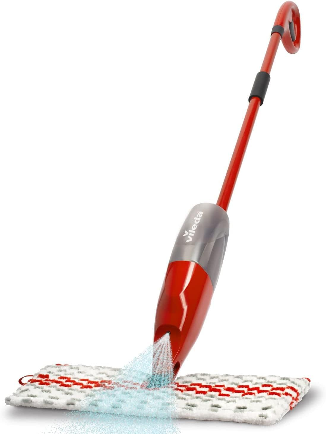 Vileda 1-2 Spray Max Mop, Detachable Bottle, Two Sided Washable and Reusable Mop Head, No Batteries Needed, Spray Mop