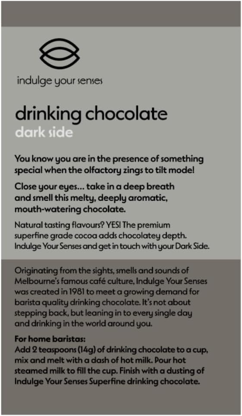 Indulge Your Senses Drinking Chocolate (350G, Dark Side) image number 4