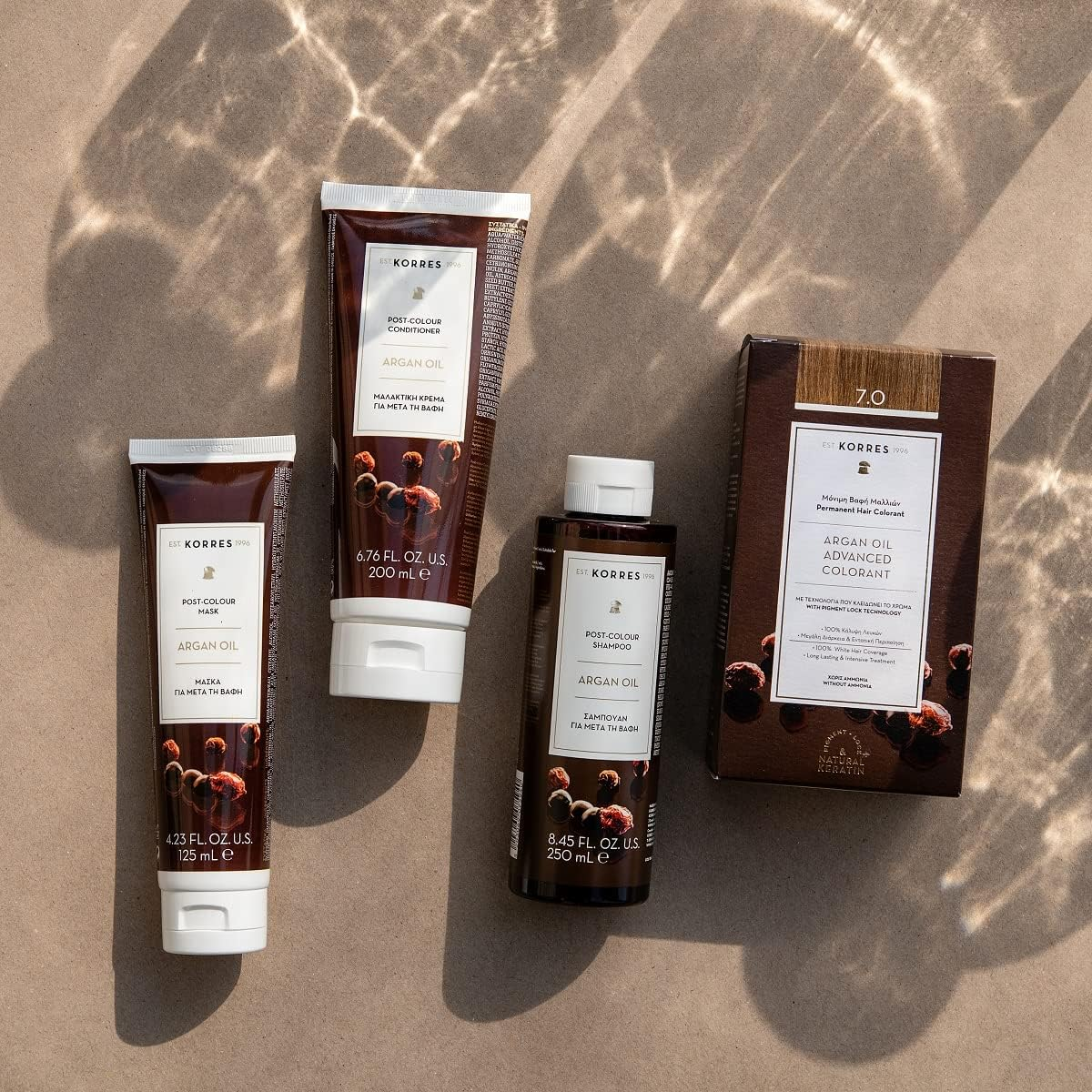 KORRES ARGAN OIL Shampoo for after Painting 250Ml